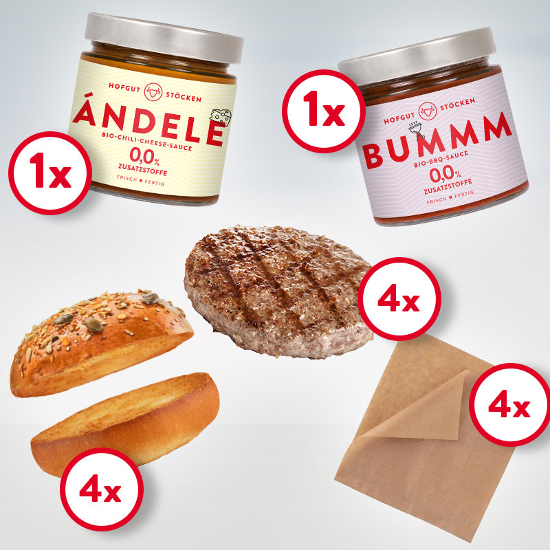 4er Bio-Sommer-Burger-Paket