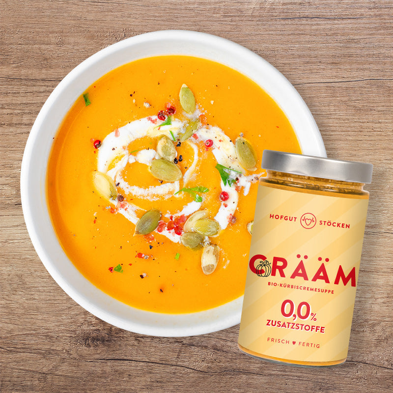 CRÄÄM - Bio-Kürbiscremesuppe