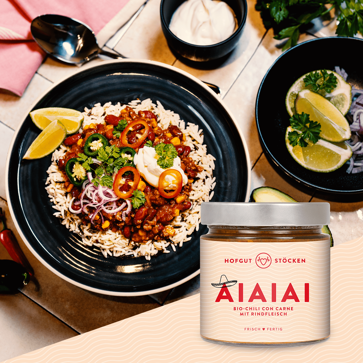 AIAIAI – Bio-Chili con Carne mit Rindfleisch