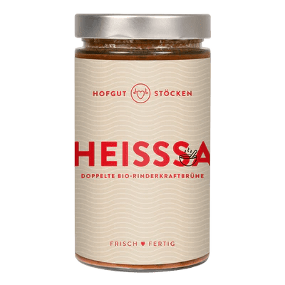 HEISSSA - Doppelte Bio-Rinderkraftbrühe