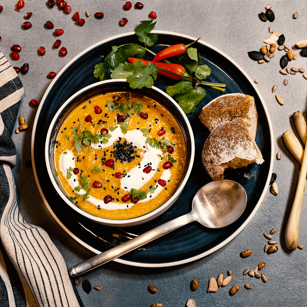 HUUIII – Bio-Möhren-Kokos-Suppe – vegan