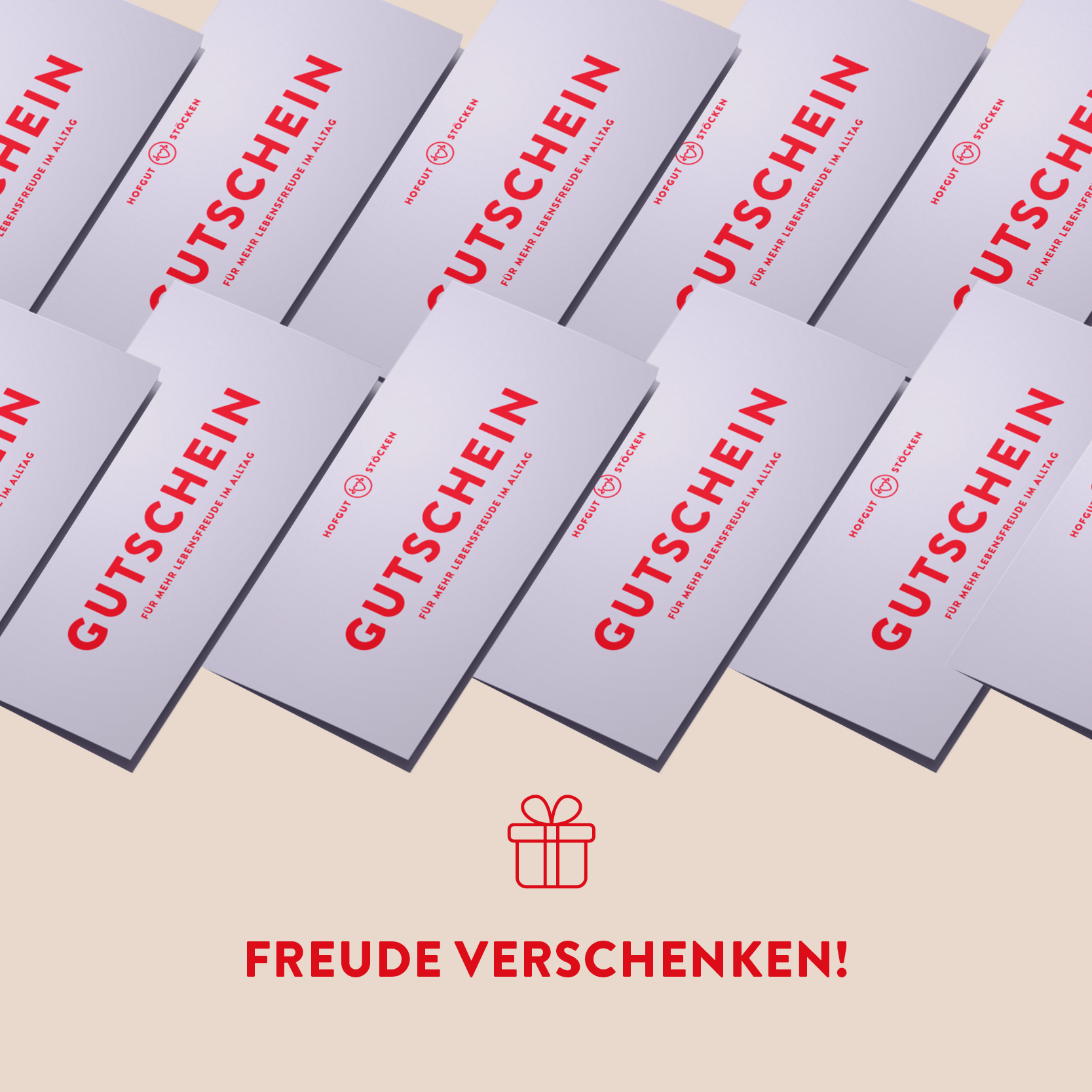 Geschenkgutschein für mehr Lebensfreude | HOFGUT STÖCKEN