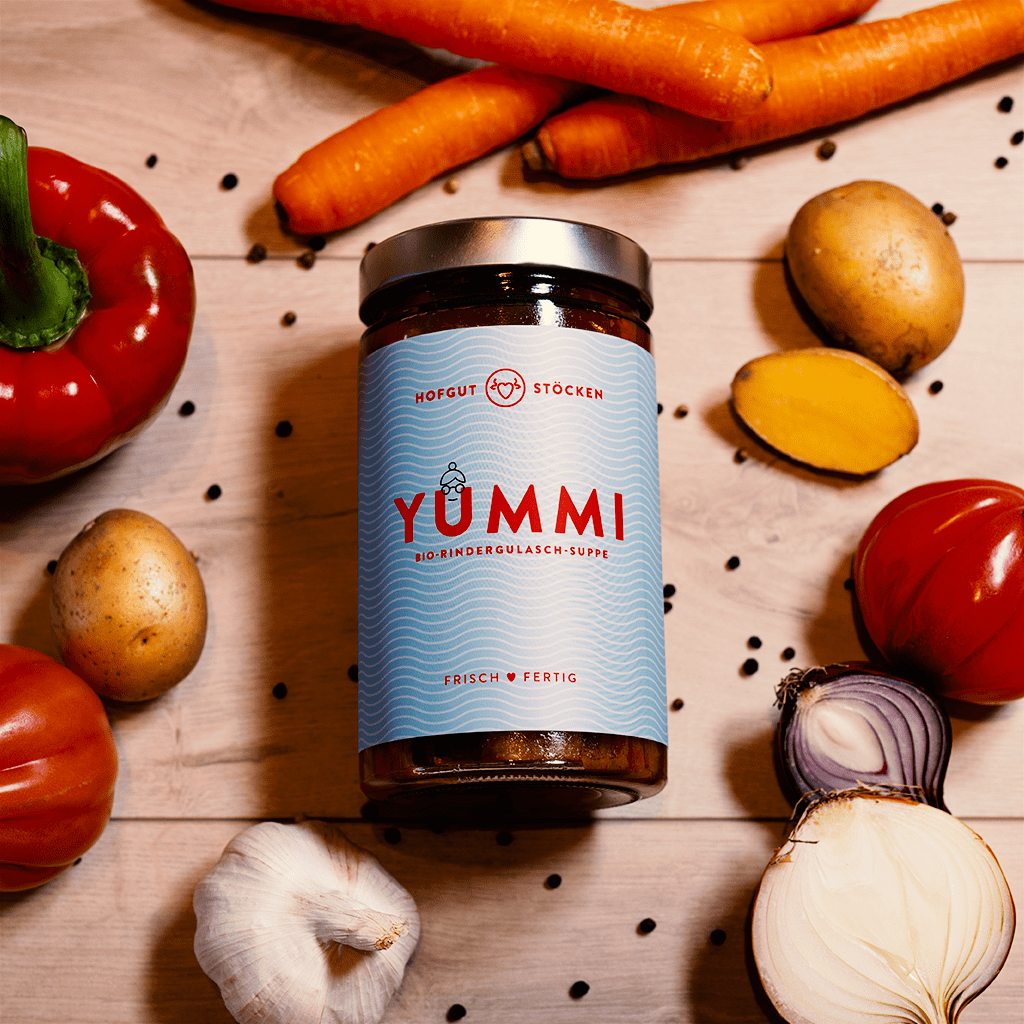 YUMMI - Bio-Rindergulasch-Suppe