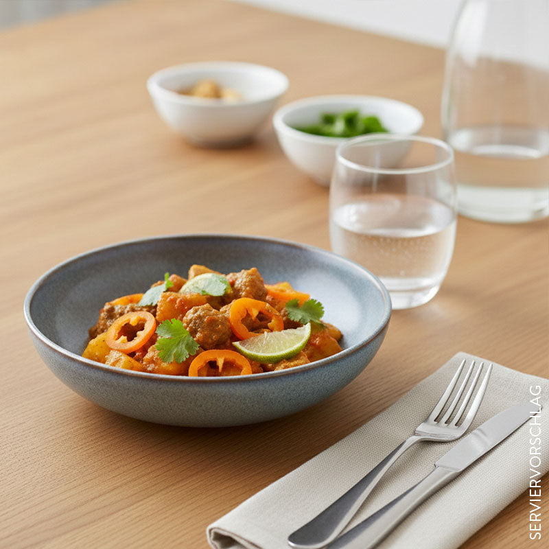 HUUURA - Bio-Kartoffel-Paprika-Curry mit Rindfleisch