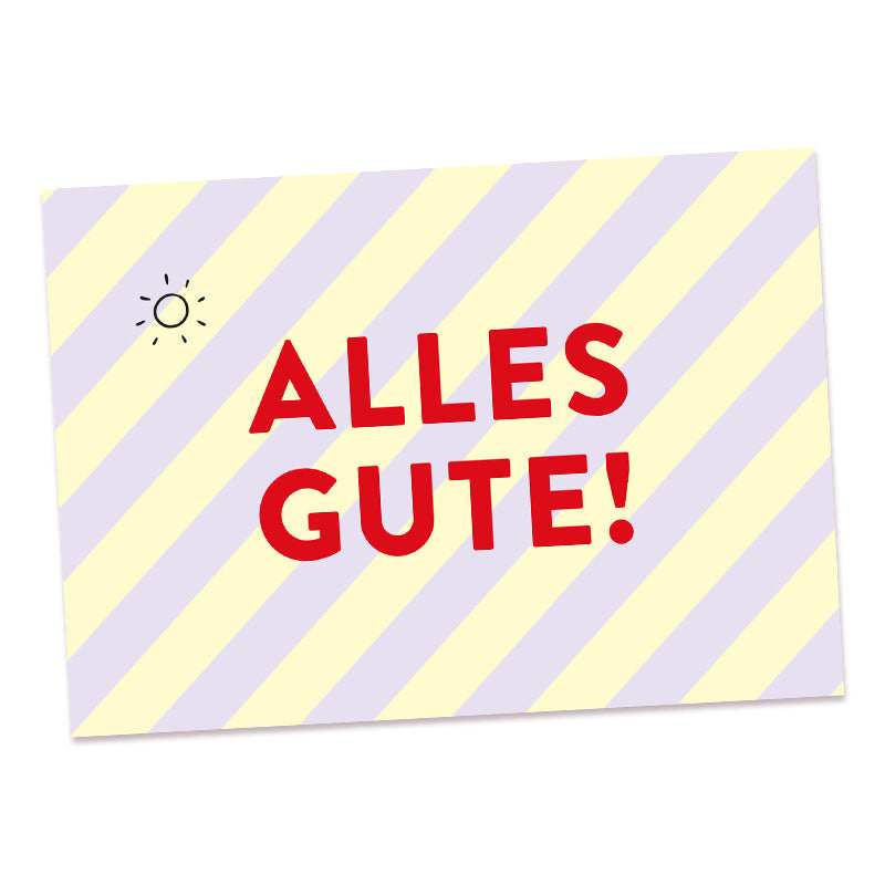 Postkarte - Alles Gute