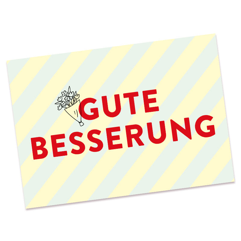 Postkarte - Gute Besserung