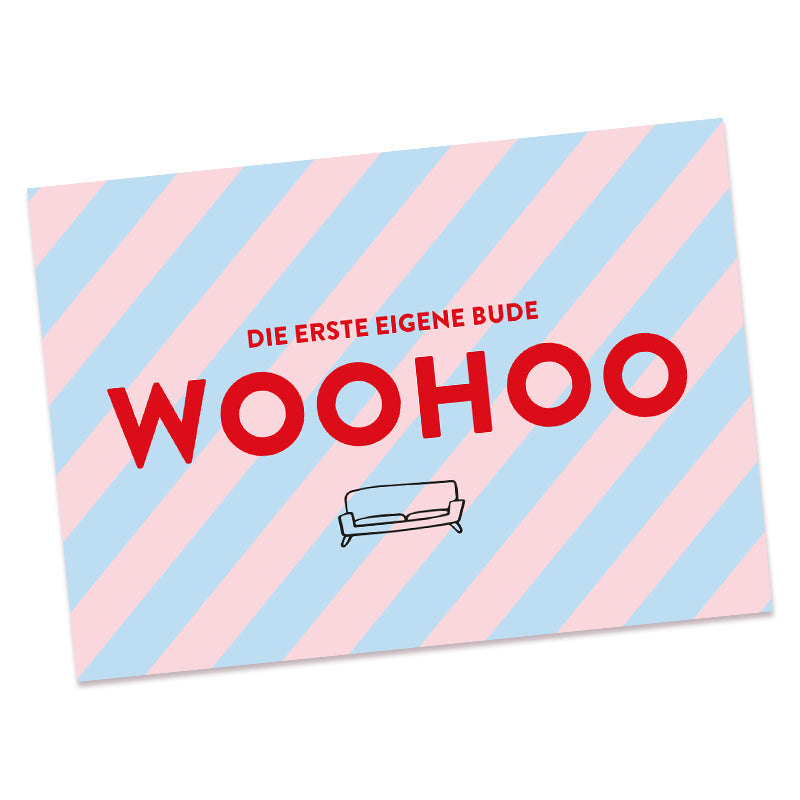 Postkarte WOOHOO