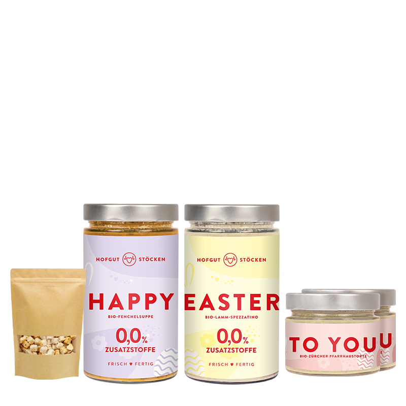 Ostermenü 2025 in exklusiver Geschenkbox - Happy Easter to you!