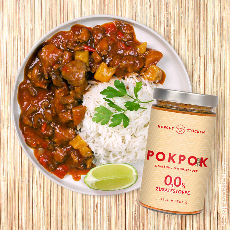 POKPOK - Bio-Hähnchen süßsauer