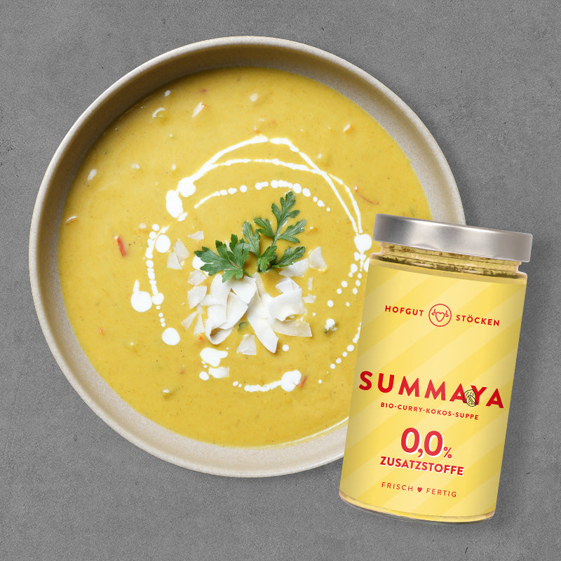 SUMMAYA - Bio-Curry-Kokos-Suppe
