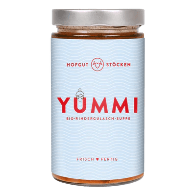 YUMMI - Bio-Rindergulasch-Suppe